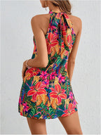 Veronica Robe Femme Florale – Dos Nu, Ligne A, Dos Nu, Estivale