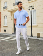 Polo para Hombre en Algodón Piqué – Camiseta de Verano Elegante con Cuello