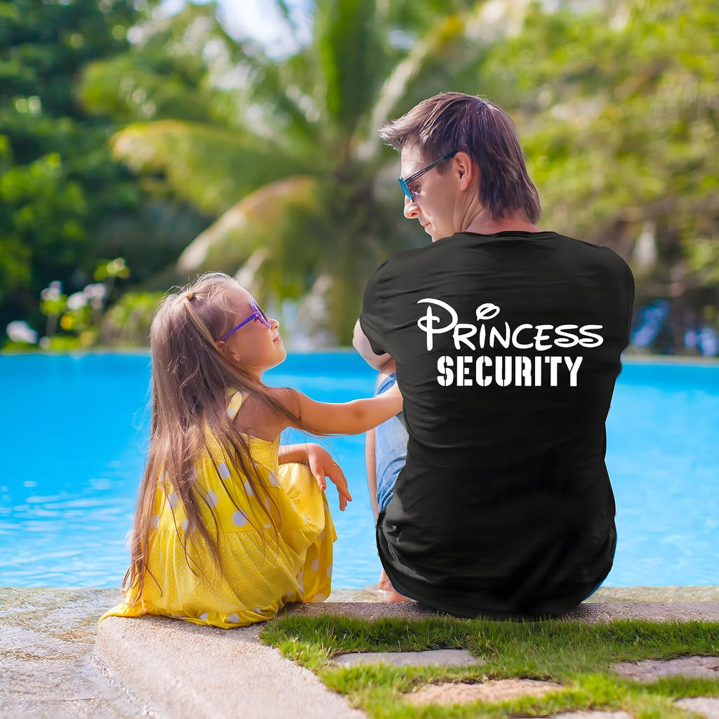 T-shirt Benedict Homme "Équipe de Sécurité Princesse" – T-shirt Graphique Amusant pour Papa et Famille