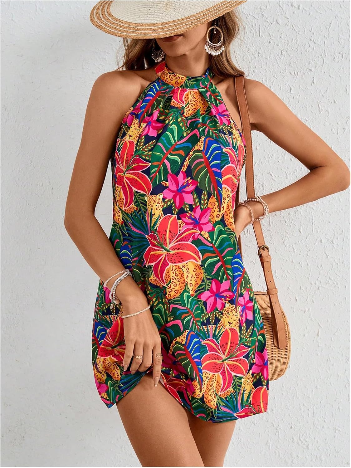 Veronica Robe Femme Florale – Dos Nu, Ligne A, Dos Nu, Estivale