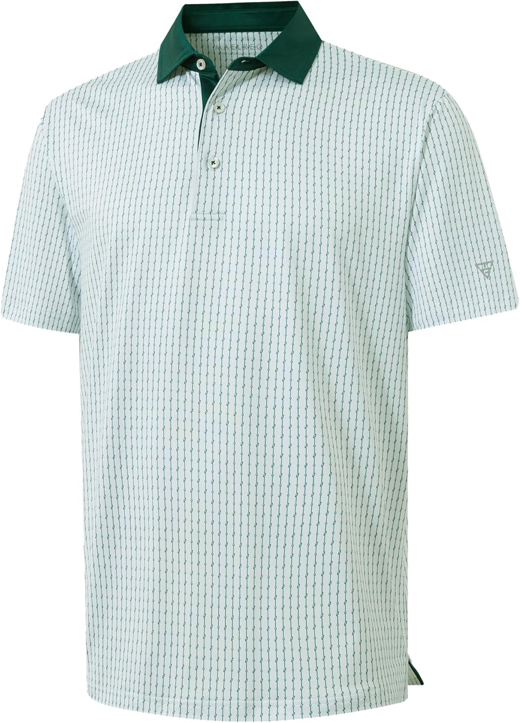 Polo de golf pour homme Marco Polo – Polo technique respirante avec imprimé moderne
