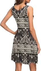 Scarlet Vestido de Verano para Mujer – Vestido Mini Bohemio con Bolsillos y Escote en V