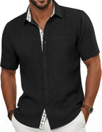 Marco Men's Summer Shirt – Casual Stretch Short Sleeve Shirt