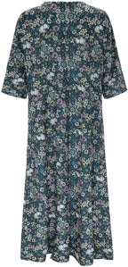 Bianca Robe Bohème d'Été pour Femme – Robe Mini Florale avec Col en V Élégant