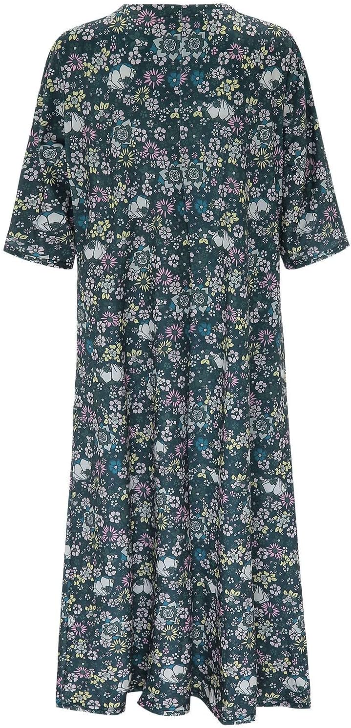 Bianca Robe Bohème d'Été pour Femme – Robe Mini Florale avec Col en V Élégant