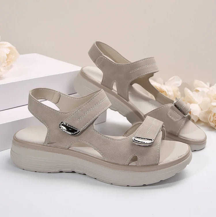 Jolie Sandales Femme – Sandales Sportives Ergonomiques, Soutien de la Voûte Plantaire Confort