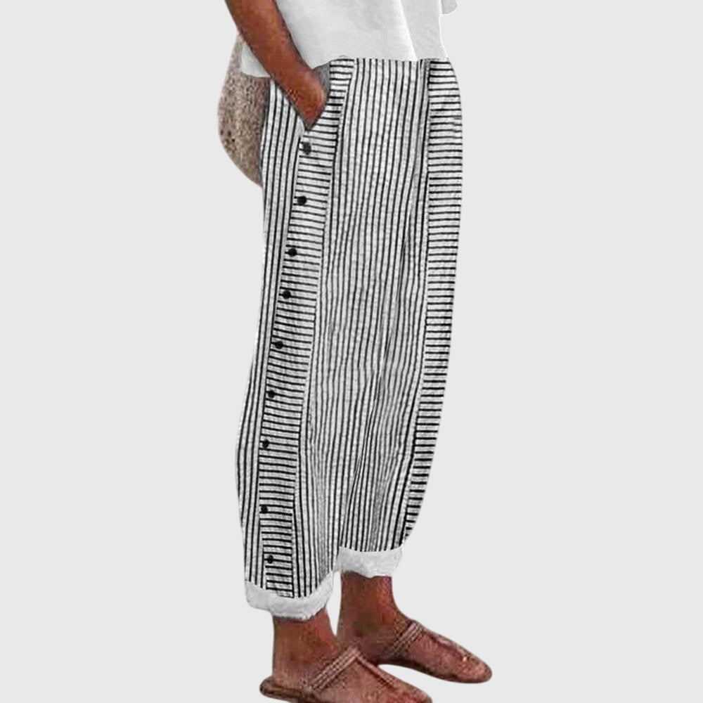 Ferena Pantalones Mujer Elegantes – Pantalones Sastrería Ligeros, Ajuste Cómodo Chic