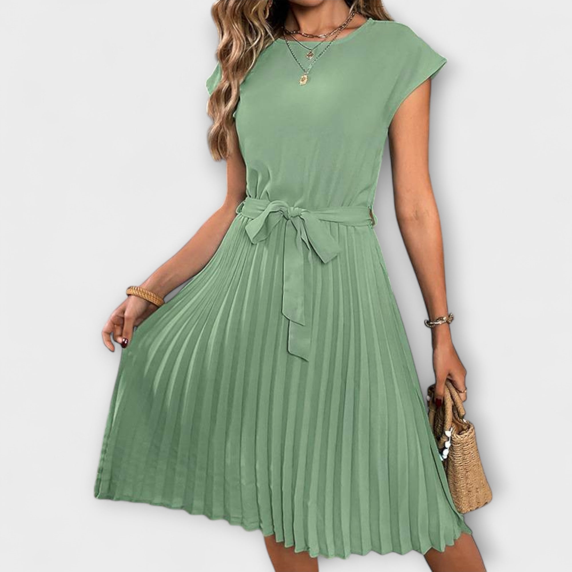 Digna Vestido Maxi de Verano para Mujer – Vestido Fluido Ligero Elegante Casual Chic