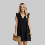 Alessia Robe Femme d'Été Confort – Robe avec Short Invisible et Poches