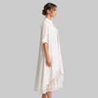 Aurora Vestido Maxi Boho Mujer – Vestido de 2 piezas con camisa oversize elegante de verano