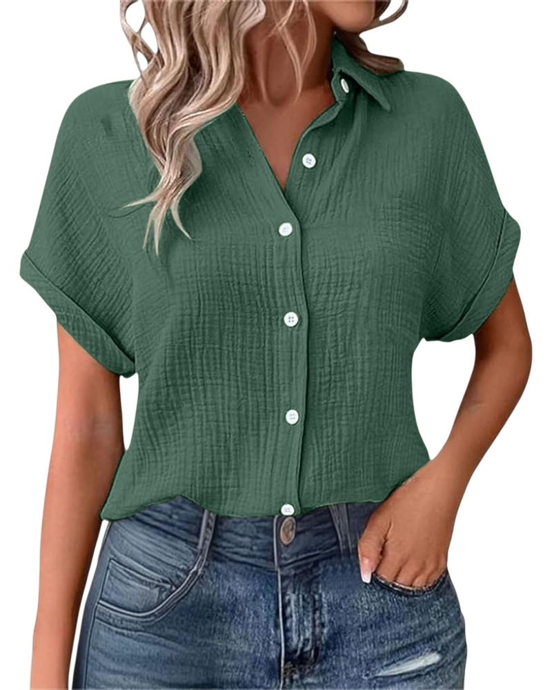 Blouse Mia pour femme – Top en mousseline avec imprimé bohème et coupe oversize