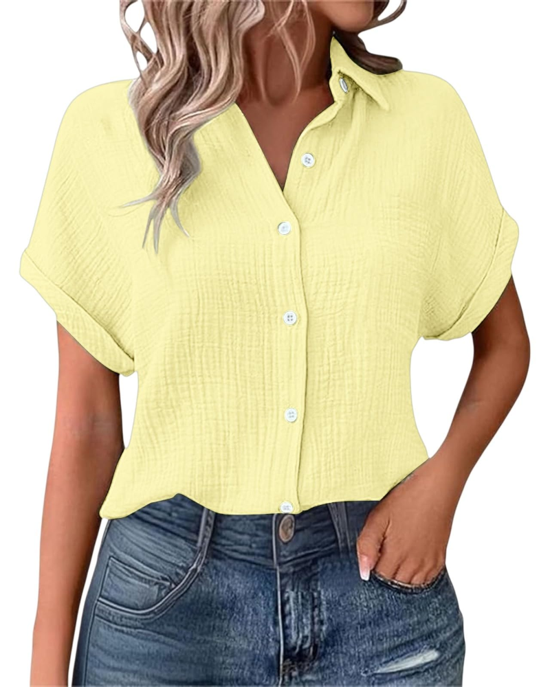 Blouse Mia pour femme – Top en mousseline avec imprimé bohème et coupe oversize