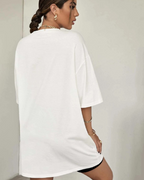 Lydia T-Shirt Damen – Baumwollshirt mit Los Angeles Druck & Rundhalsausschnitt
