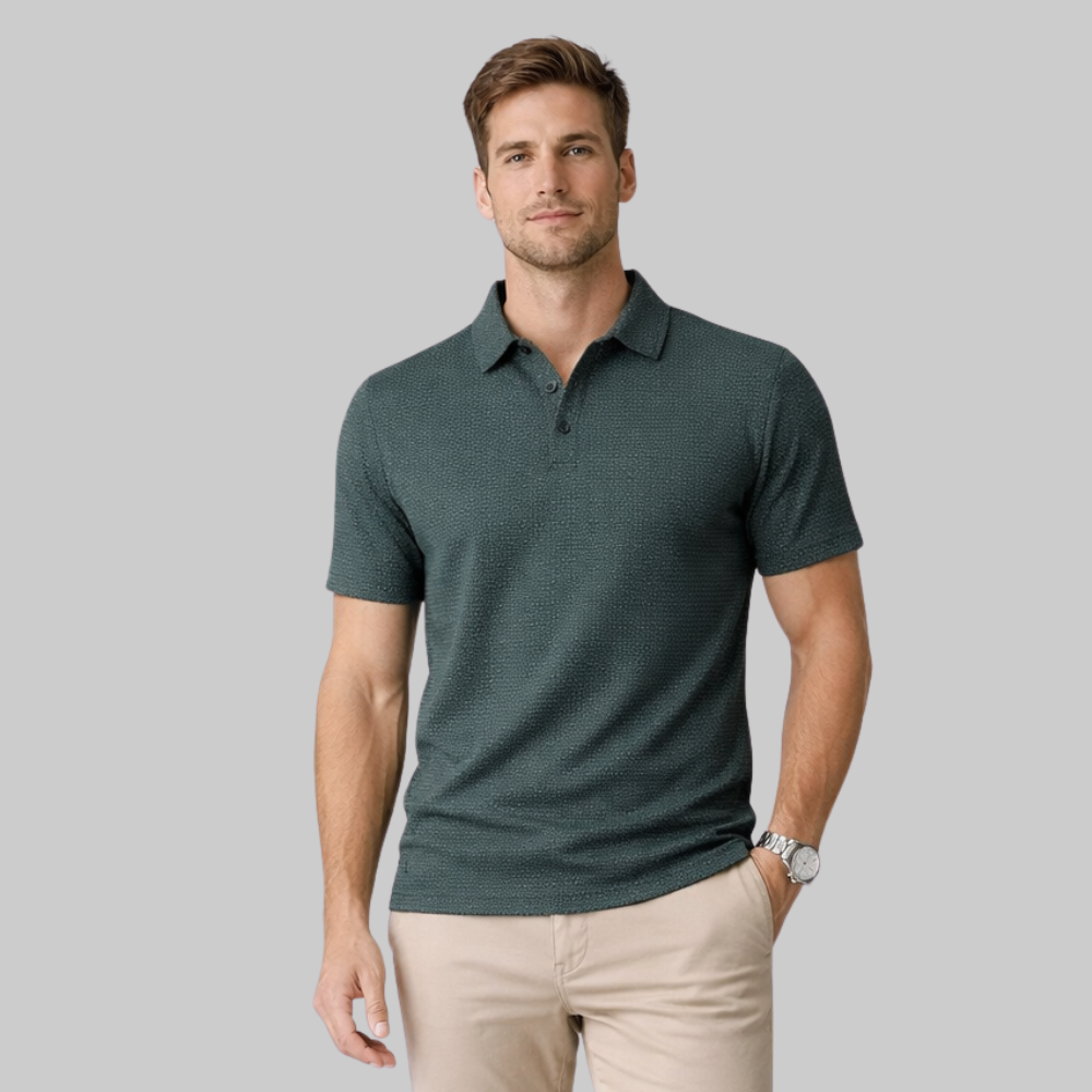 Dario Polo Hombre Malla Transpirable – Camiseta de Verano Ligera de Secado Rápido