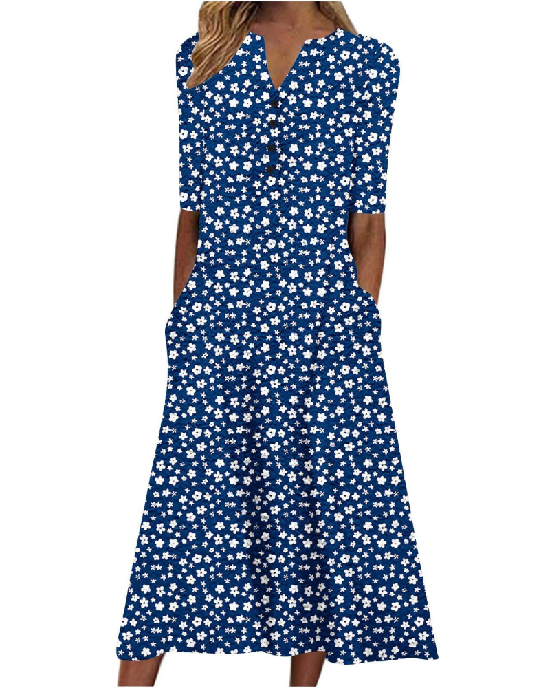 Morgan Damen Sommerkleid – Vielseitige Passform, kurze Ärmel & eleganter Casual-Stil