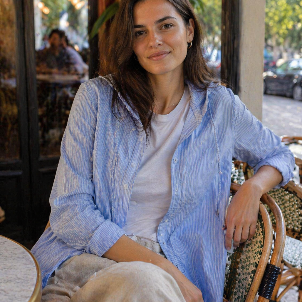 Zara Blouse Femme à Capuche – Top Léger Décontracté, Coupe Ample, Confort Quotidien