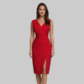 Elena Vestido Mujer de Verano Elegante – Vestido ligero con escote en V fluido