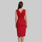 Elena Vestido Mujer de Verano Elegante – Vestido ligero con escote en V fluido