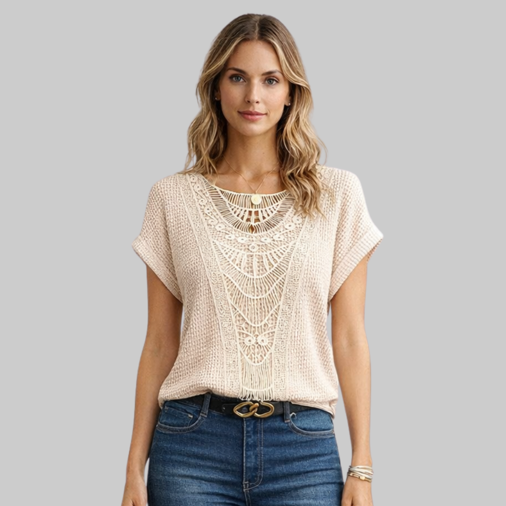 Evie Camiseta Mujer Diseño de Verano – Camiseta de algodón suave con ajuste slim