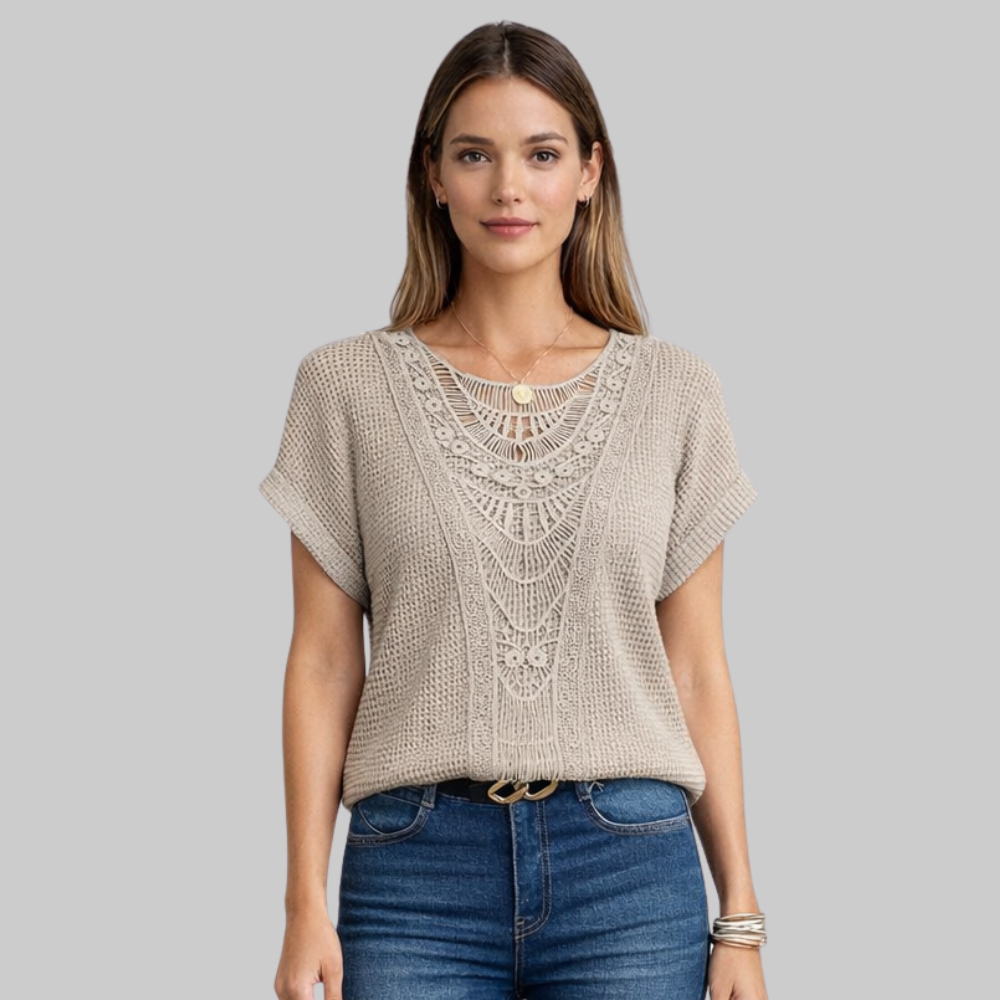 Evie Camiseta Mujer Diseño de Verano – Camiseta de algodón suave con ajuste slim