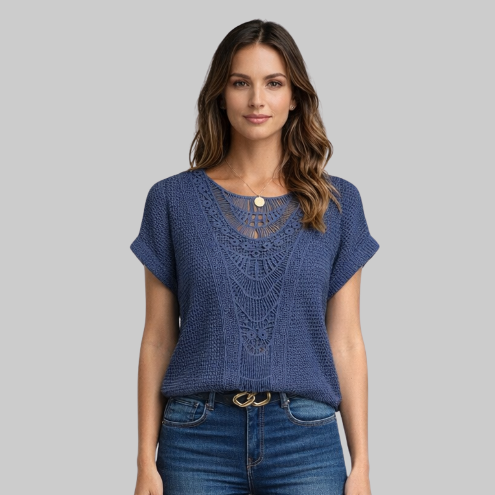 Evie Camiseta Mujer Diseño de Verano – Camiseta de algodón suave con ajuste slim