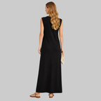 Hanne Robe Femme Maxi Élégante – Robe Estivale Fluide Anti-Froissement avec Poches