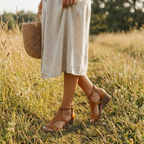 Sandales Femme Valeria à Plateforme – Bride Cheville, Bout Ouvert Élégant Estival
