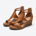 Sandales Femme Valeria à Plateforme – Bride Cheville, Bout Ouvert Élégant Estival