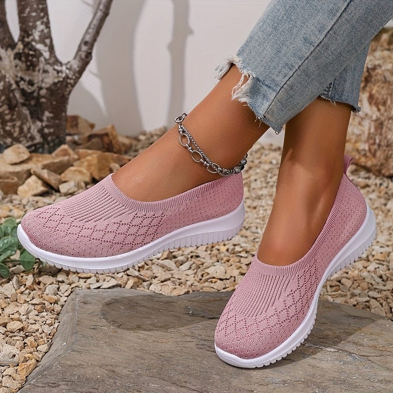 Baskets Giulia Femme Slip-On – Respirantes, Légères Confort Décontracté Sportif