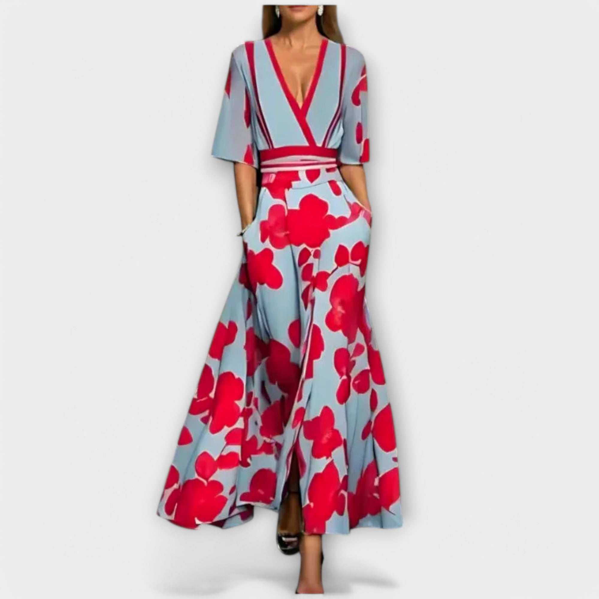 Avanna Vestido para Mujer – Corte Elegante, Mangas Refinadas y Estilo Versátil