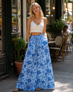 Lydia γυναικείο παντελόνι Palazzo – Ψηλόμεσο, φαρδύ μπατζάκι και πλαϊνές τσέπες