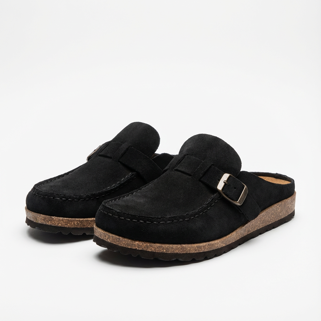 Mule Clara Zoccoli Femme – Boucle Réglable, Semelle Ergonomique Chic Vintage