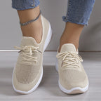 Baskets Gina pour femme respirantes – légères avec lacets, confort décontracté chic