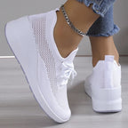 Baskets Gina pour femme respirantes – légères avec lacets, confort décontracté chic