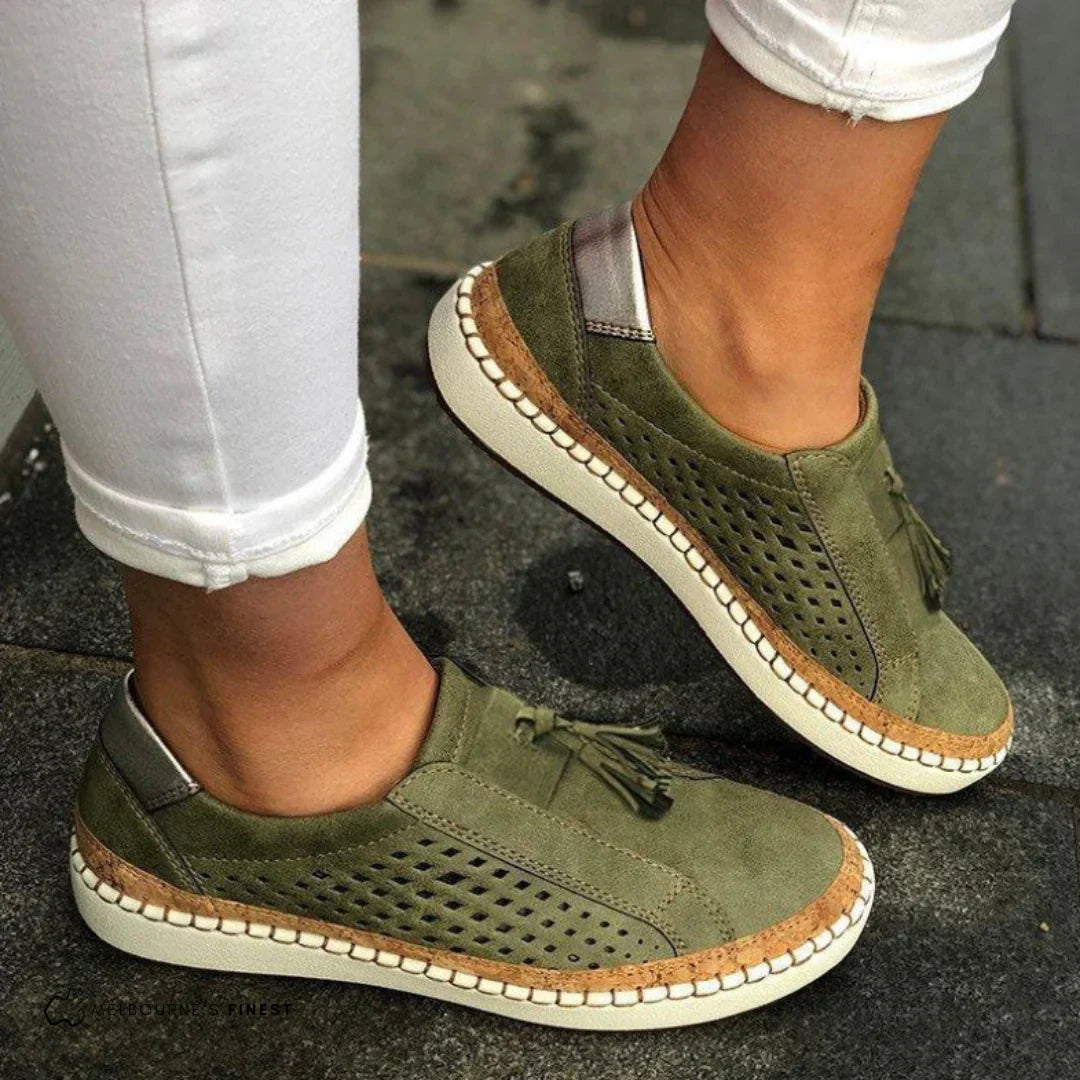 Shiera Chaussures Femme Confort – Baskets Respirantes, Semelle Flexible, Décontractées Élégantes