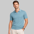 Marco Polo Homme Structuré – Maillot Élégant avec Col Ouvert et Coupe Moderne