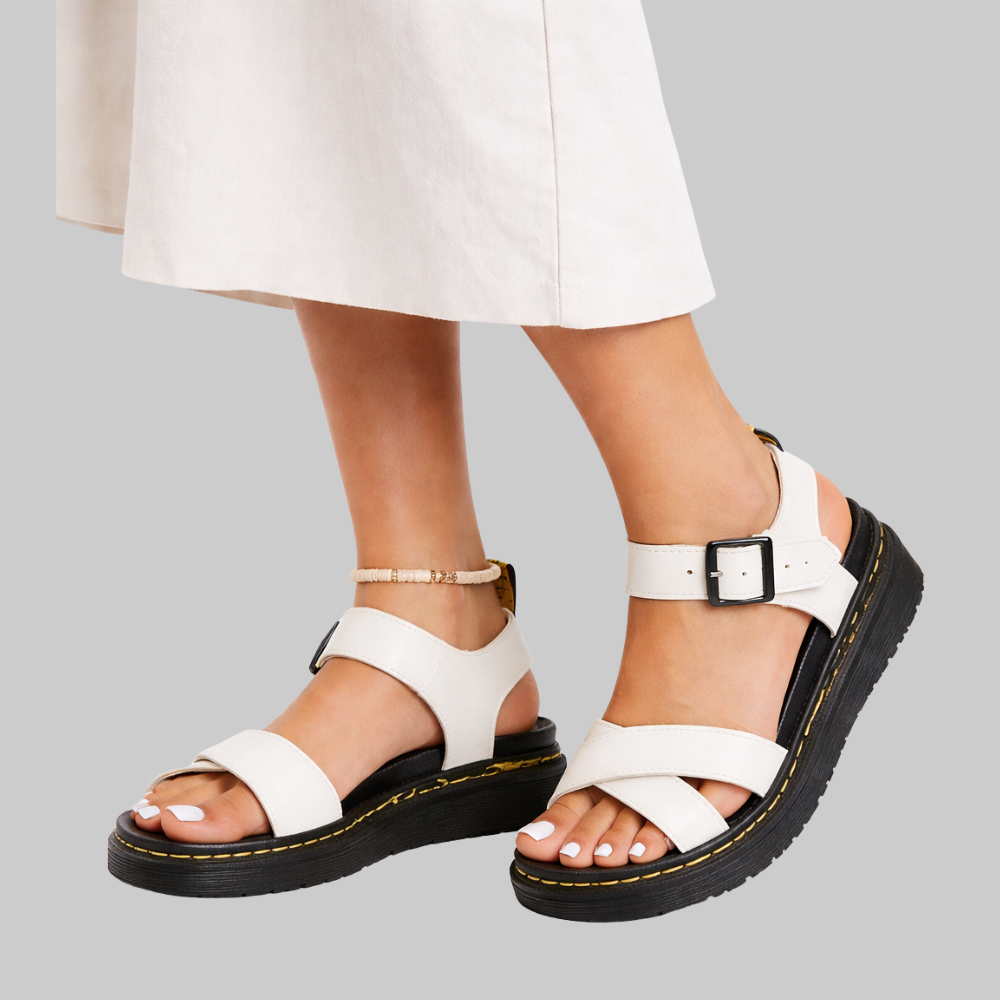 Maisie Sandales Femme – Sandales avec Support de Voûte et Semelle Amortissante