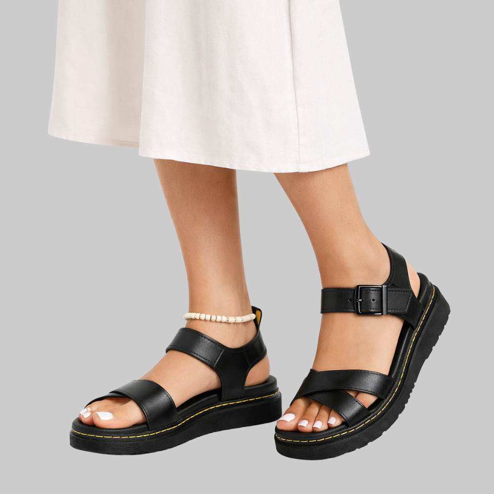 Maisie Sandales Femme – Sandales avec Support de Voûte et Semelle Amortissante