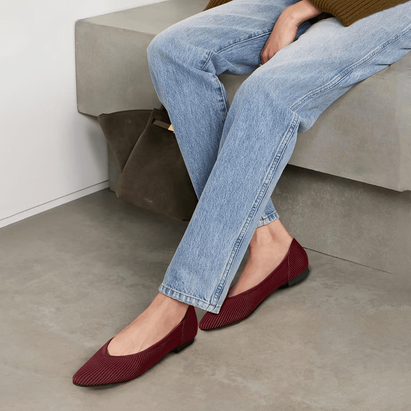 Virelle Ballerines Femme – Bout Pointu, Maille Respirante & Confort Quotidien