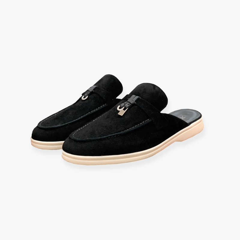 Emary Mules Mujer – Slip-On Elegantes, Piel Ecológica y Suela Antideslizante Cómoda