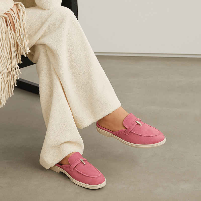 Emary Mules Mujer – Slip-On Elegantes, Piel Ecológica y Suela Antideslizante Cómoda