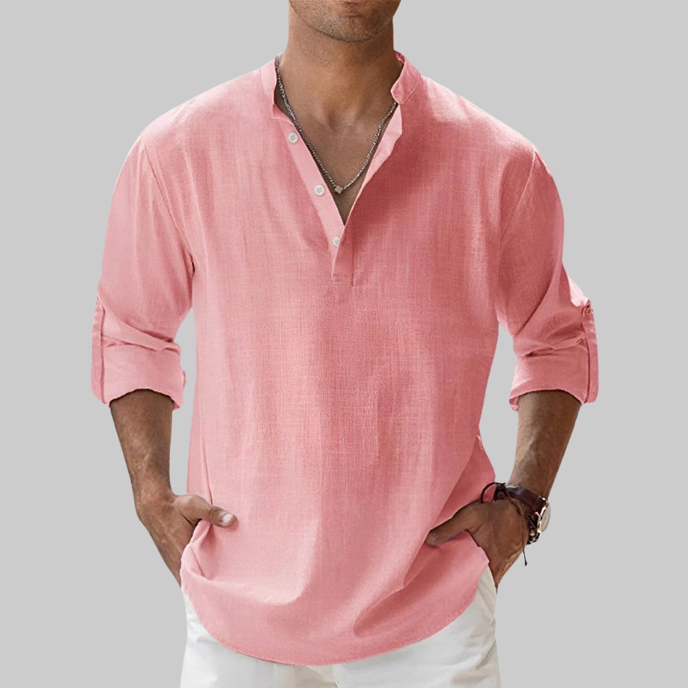 Ralph Camisa Hombre de Lino – Transpirable, Elegante & Estilo Versátil de Verano