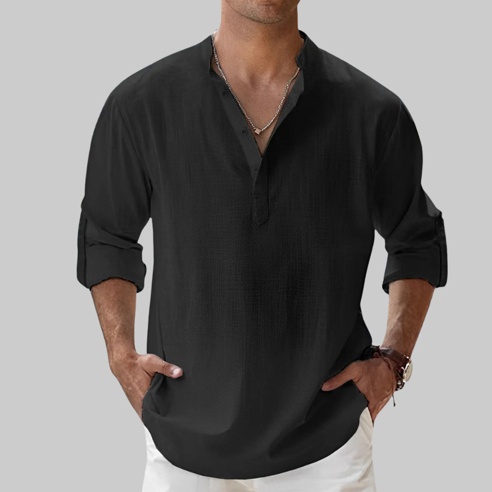 Ralph Camisa Hombre de Lino – Transpirable, Elegante & Estilo Versátil de Verano