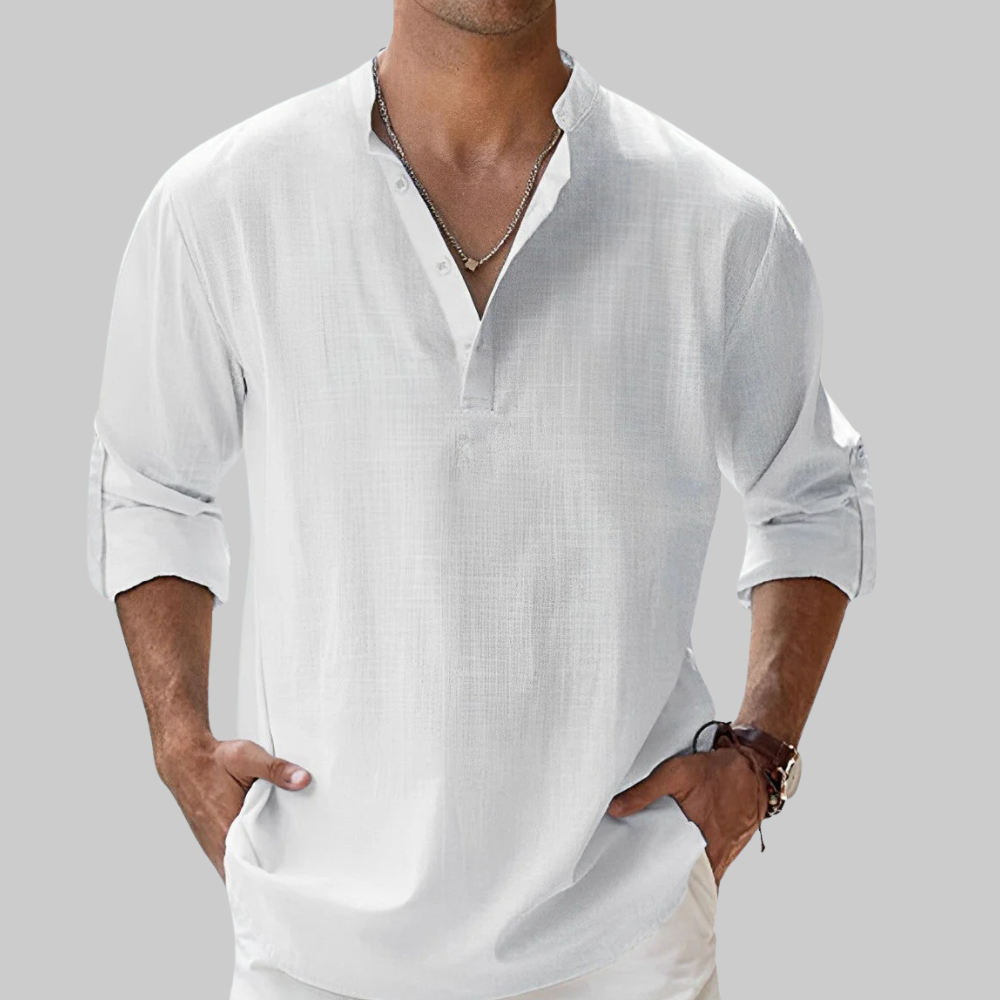 Ralph Camisa Hombre de Lino – Transpirable, Elegante & Estilo Versátil de Verano