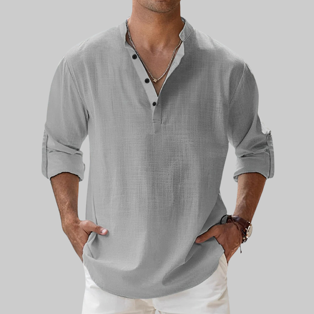 Ralph Camisa Hombre de Lino – Transpirable, Elegante & Estilo Versátil de Verano