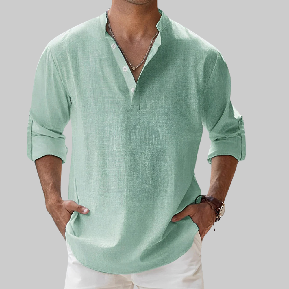 Ralph Camisa Hombre de Lino – Transpirable, Elegante & Estilo Versátil de Verano