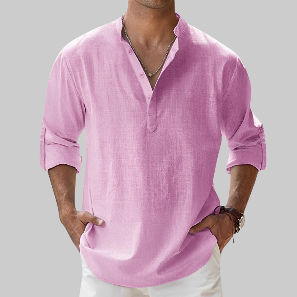 Ralph Camisa Hombre de Lino – Transpirable, Elegante & Estilo Versátil de Verano