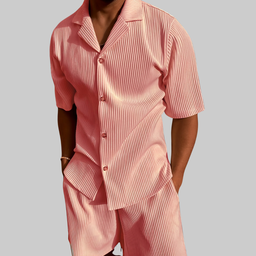 Ibiza Ensemble Femme Lin – Tenue d'Été Élégante Deux Pièces, Légère Décontractée Chic