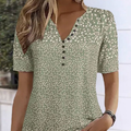 Naomi Top Femme – T-Shirt Floral, Coupe Décontractée & Coton Doux Casual