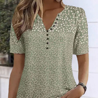 Naomi Top Femme – T-Shirt Floral, Coupe Décontractée & Coton Doux Casual